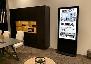 Indoor Infrared Freestanding Touch Screen with Dual OS